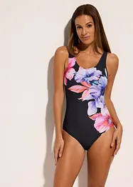 Maillot 1 pièce sculptant, maintien léger, bonprix