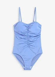 Maillot 1 pièce sculptant en matière brillante, maintien modéré, bonprix