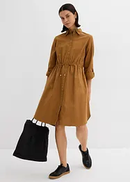 Robe-chemise en lin et coton, bonprix