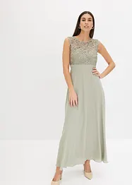 Robe longue avec dentelle, bonprix