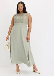 Robe longue avec dentelle, bonprix