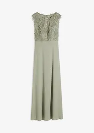 Robe longue avec dentelle, bonprix
