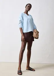 Tunique 100% lin avec broderie anglaise, bonprix