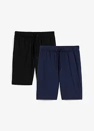 Lot de 2 bermudas en jersey léger, bonprix