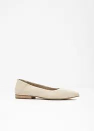 Ballerines en cuir, bonprix