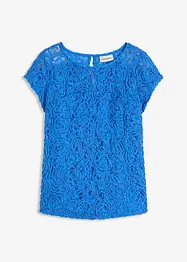 Blouse en dentelle cordée, bonprix
