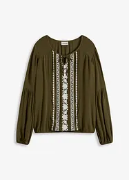 Blouse brodée, bonprix