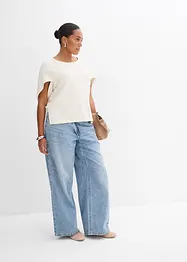 T-shirt oversize fluide en viscose mélangée, bonprix