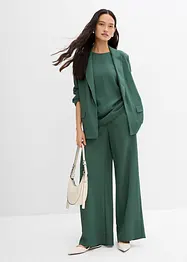Blazer en viscose mélangée, effet froissé, bonprix