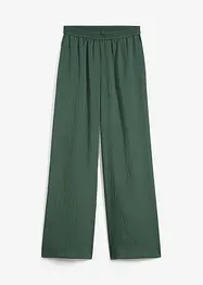 Pantalon en viscose mélangée à effet froissé, bonprix