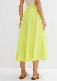 Jupe midi en lin majoritaire, bonprix