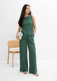 Top en viscose mélangée, effet froissé, bonprix