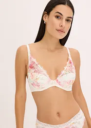 Soutien-gorge à coques et broderies imprimées, bonprix