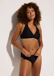 Bikini dos nu (ens. 2 pces) en matière texturée, bonprix
