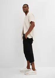 Pantalon cargo extensible et loose, longueur 3/4, bonprix
