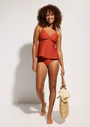 Tankini (ens. 2 pces) en matière texturée, bonprix