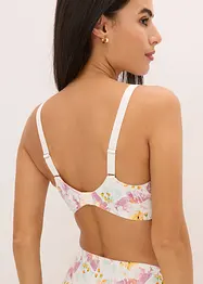 Soutien-gorge minimiseur à armatures avec broderies imprimées, bonprix