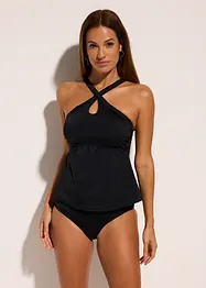 Tankini (ens. 2 pces) à bretelles croisées, bonprix