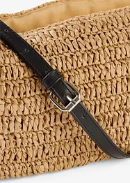 Sac en paille à bandoulière, bonprix