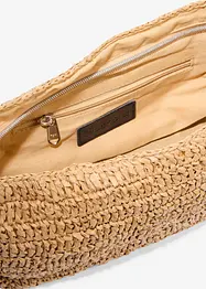Sac en paille à bandoulière, bonprix