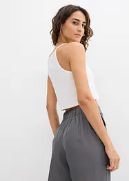 Top côtelé 100% coton, bonprix