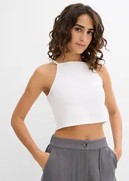 Top côtelé 100% coton, bonprix