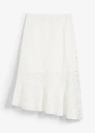 Jupe midi en dentelle, bonprix