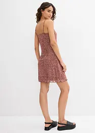 Robe courte en mesh, bonprix