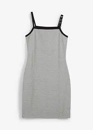 Robe à fines bretelles avec bordures contrastantes, bonprix