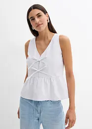 Blouse sans manches rayée, bonprix