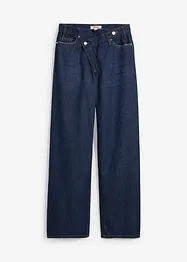 Jean large, taille mi-haute, peu extensible, bonprix