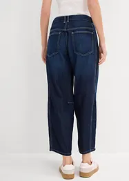 Jean balloon taille mi-haute, doux et raccourci, bonprix