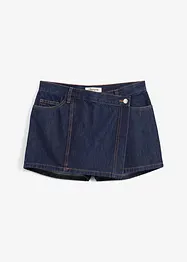 Jupe-short en jean, taille mi-haute, bonprix