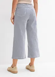 Pantalon en twill à taille élastiquée, bonprix