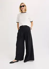 T-shirt à liserés en dentelle, bonprix