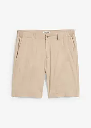 Bermuda chino en lin mélangé, Regular, bonprix