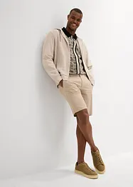 Bermuda chino en lin mélangé, Regular, bonprix