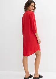 Robe-tunique fluide et texturée en viscose mélangée, bonprix