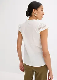 Chemisier sans manches en broderie anglaise, bonprix