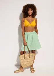 Jupe de plage en gaze de coton, bonprix