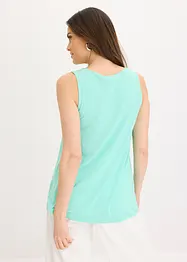 Top en viscose à encolure zippée, bonprix