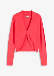 Gilet court en maille de viscose mélangée, bonprix