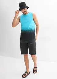 Débardeur avec dégradé de couleur en coton, Slim Fit, bonprix