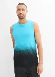 Débardeur avec dégradé de couleur en coton, Slim Fit, bonprix