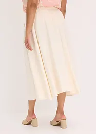 Jupe fluide en twill de viscose mélangée, bonprix