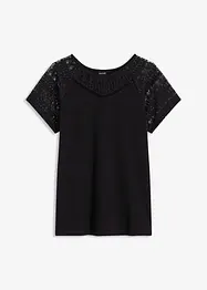 T-shirt à dentelle, bonprix