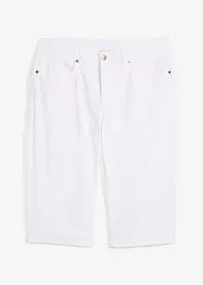 Bermuda long et léger en jean extensible, Regular, bonprix