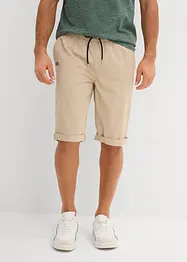 Bermuda 100% coton à taille élastiquée, Regular, bonprix