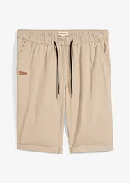 Bermuda 100% coton à taille élastiquée, Regular, bonprix