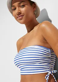 Bikini bandeau (ens. 2 pces) à bretelles amovibles, bonprix